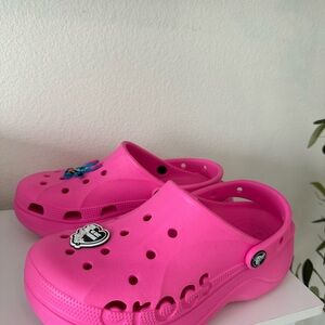 Brand New Baya Platform Clogs in Color Elastic Pink Women’s Size 7